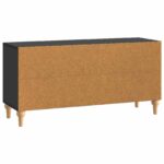 vidaXL TV skrinka Čierna 102 x 34,5 x 50 cm Kompozitné drevo – Obrázok 8