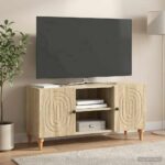 vidaXL TV skrinka Dub sonoma 102 x 34,5 x 50 cm Kompozitné drevo