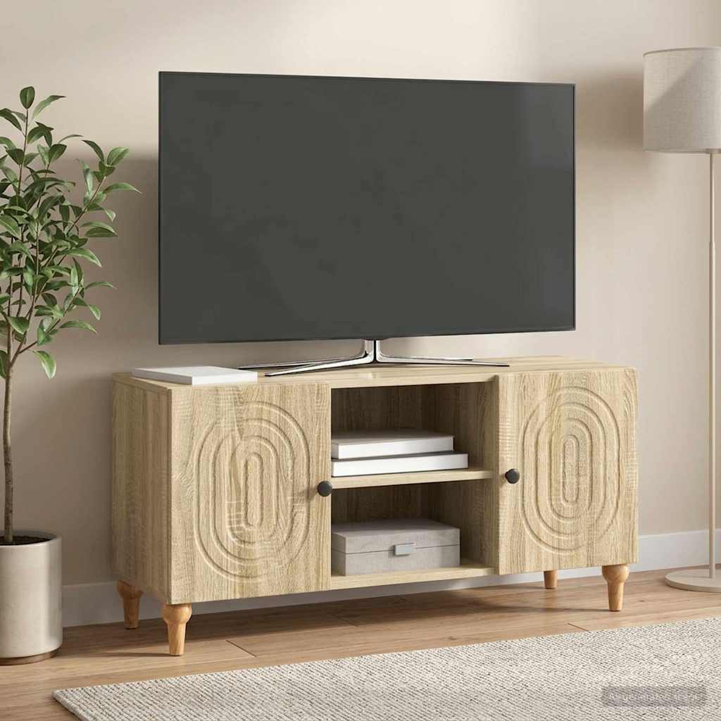 894237_1.jpg vidaXL TV skrinka Dub sonoma 102 x 34,5 x 50 cm Kompozitné drevo – Obrázok 1