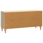 vidaXL TV skrinka Dub sonoma 102 x 34,5 x 50 cm Kompozitné drevo – Obrázok 8