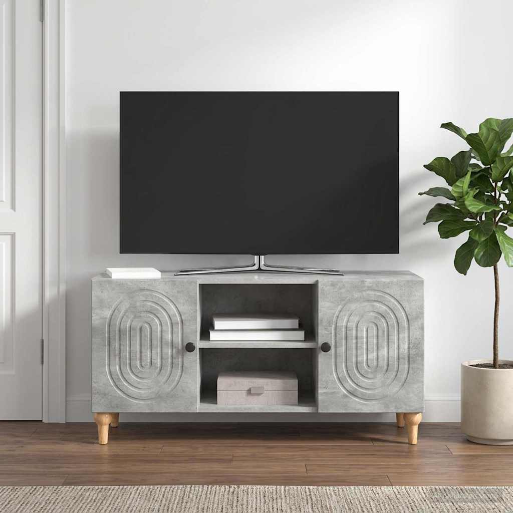 894238_1.jpg vidaXL TV skrinka Betónovo sivá 102 x 34,5 x 50 cm Kompozitné drevo – Obrázok 1