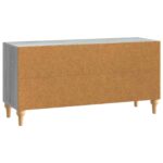 vidaXL TV skrinka Sivá sonoma 102 x 34,5 x 50 cm Kompozitné drevo – Obrázok 8