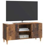 vidaXL TV skrinka Staré drevo 102 x 34,5 x 50 cm Kompozitné drevo – Obrázok 3