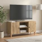 vidaXL TV skrinka Dub artisan 102 x 34,5 x 50 cm Kompozitné drevo