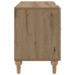 vidaXL TV skrinka Dub artisan 102 x 34,5 x 50 cm Kompozitné drevo – Obrázok 7