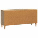 vidaXL TV skrinka Dub artisan 102 x 34,5 x 50 cm Kompozitné drevo – Obrázok 8