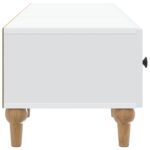 vidaXL TV skrinka Biela 147 x 34,5 x 30 cm Kompozitné drevo – Obrázok 7