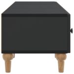 vidaXL TV skrinka Čierna 147 x 34,5 x 30 cm Kompozitné drevo – Obrázok 7