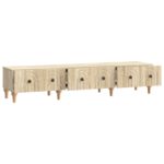 vidaXL TV skrinka Dub sonoma 147 x 34,5 x 30 cm Kompozitné drevo – Obrázok 5