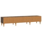 vidaXL TV skrinka Dymový dub 147 x 34,5 x 30 cm Kompozitné drevo – Obrázok 8