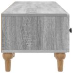 vidaXL TV skrinka Sivá sonoma 147 x 34,5 x 30 cm Kompozitné drevo – Obrázok 7