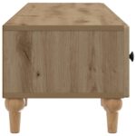 vidaXL TV skrinka Dub artisan 147 x 34,5 x 30 cm Kompozitné drevo – Obrázok 7
