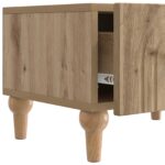 vidaXL TV skrinka Dub artisan 147 x 34,5 x 30 cm Kompozitné drevo – Obrázok 9
