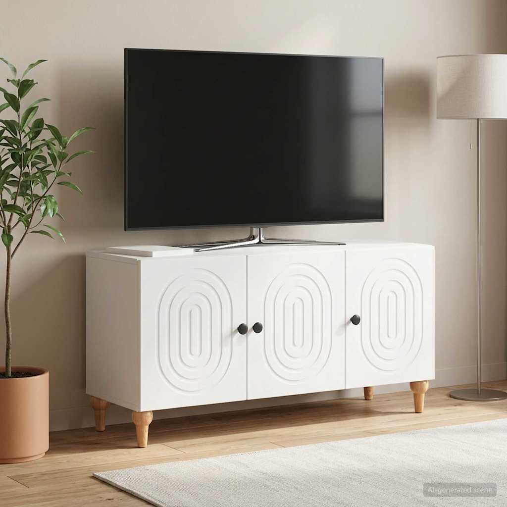 894255_1.jpg vidaXL TV skrinka Biela 99 x 34,5 x 50 cm Kompozitné drevo – Obrázok 1