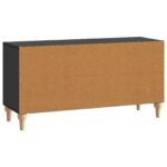 vidaXL TV skrinka Čierna 99 x 34,5 x 50 cm Kompozitné drevo – Obrázok 8