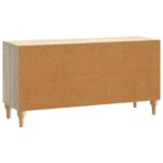vidaXL TV skrinka Dub sonoma 99 x 34,5 x 50 cm Kompozitné drevo – Obrázok 8