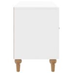 vidaXL TV skrinka Biela s vysokým leskom 99 x 34,5 x 50 cm – Obrázok 7