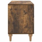 vidaXL TV skrinka Dymový dub 99 x 34,5 x 50 cm Kompozitné drevo – Obrázok 7