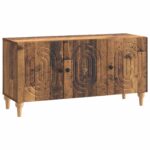 vidaXL TV skrinka Staré drevo 99 x 34,5 x 50 cm Kompozitné drevo – Obrázok 2