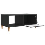 vidaXL Konferenčný stolík Čierna 90 x 50 x 40 cm Kompozitné drevo – Obrázok 4