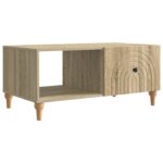 vidaXL Konferenčný stolík Dub sonoma 90 x 50 x 40 cm Kompozitné drevo – Obrázok 2