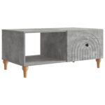 vidaXL Konferenčný stolík Betónovo sivá 90 x 50 x 40 cm – Obrázok 2