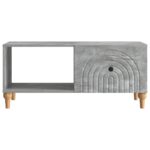 vidaXL Konferenčný stolík Betónovo sivá 90 x 50 x 40 cm – Obrázok 5