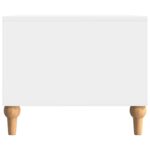 vidaXL Konferenčný stolík Biela s vysokým leskom 90 x 50 x 40 cm – Obrázok 5