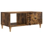 vidaXL Konferenčný stolík Dymový dub 90 x 50 x 40 cm Kompozitné drevo – Obrázok 2