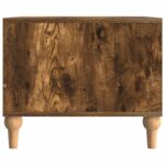 vidaXL Konferenčný stolík Dymový dub 90 x 50 x 40 cm Kompozitné drevo – Obrázok 6