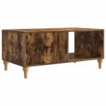 vidaXL Konferenčný stolík Dymový dub 90 x 50 x 40 cm Kompozitné drevo – Obrázok 7
