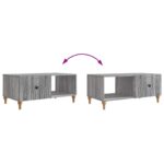 vidaXL Konferenčný stolík Sivá sonoma 90 x 50 x 40 cm Kompozitné drevo – Obrázok 10