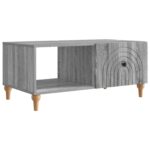 vidaXL Konferenčný stolík Sivá sonoma 90 x 50 x 40 cm Kompozitné drevo – Obrázok 2