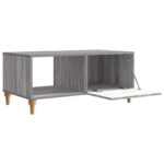 vidaXL Konferenčný stolík Sivá sonoma 90 x 50 x 40 cm Kompozitné drevo – Obrázok 4