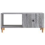 vidaXL Konferenčný stolík Sivá sonoma 90 x 50 x 40 cm Kompozitné drevo – Obrázok 5