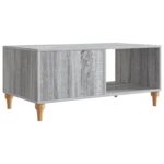 vidaXL Konferenčný stolík Sivá sonoma 90 x 50 x 40 cm Kompozitné drevo – Obrázok 7