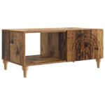 vidaXL Konferenčný stolík Staré drevo 90 x 50 x 40 cm Kompozitné drevo – Obrázok 2