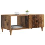 vidaXL Konferenčný stolík Staré drevo 90 x 50 x 40 cm Kompozitné drevo – Obrázok 3