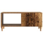 vidaXL Konferenčný stolík Staré drevo 90 x 50 x 40 cm Kompozitné drevo – Obrázok 5