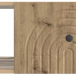 vidaXL Konferenčný stolík Dub artisan 90 x 50 x 40 cm Kompozitné drevo – Obrázok 9