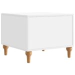 vidaXL Konferenčný stolík Biela 49 x 50 x 40 cm Kompozitné drevo – Obrázok 6