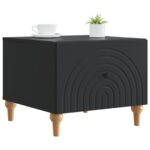 vidaXL Konferenčný stolík Čierna 49 x 50 x 40 cm Kompozitné drevo – Obrázok 2