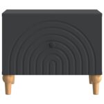 vidaXL Konferenčný stolík Čierna 49 x 50 x 40 cm Kompozitné drevo – Obrázok 4