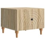 vidaXL Konferenčný stolík Dub sonoma 49 x 50 x 40 cm Kompozitné drevo – Obrázok 2