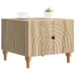 vidaXL Konferenčný stolík Dub sonoma 49 x 50 x 40 cm Kompozitné drevo – Obrázok 3