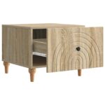 vidaXL Konferenčný stolík Dub sonoma 49 x 50 x 40 cm Kompozitné drevo – Obrázok 4