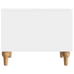 vidaXL Konferenčný stolík Biela s vysokým leskom 49 x 50 x 40 cm – Obrázok 6