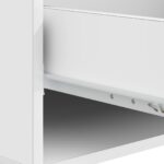 vidaXL Konferenčný stolík Biela s vysokým leskom 49 x 50 x 40 cm – Obrázok 8