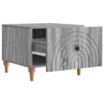 vidaXL Konferenčný stolík Sivá sonoma 49 x 50 x 40 cm Kompozitné drevo – Obrázok 3