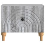 vidaXL Konferenčný stolík Sivá sonoma 49 x 50 x 40 cm Kompozitné drevo – Obrázok 4